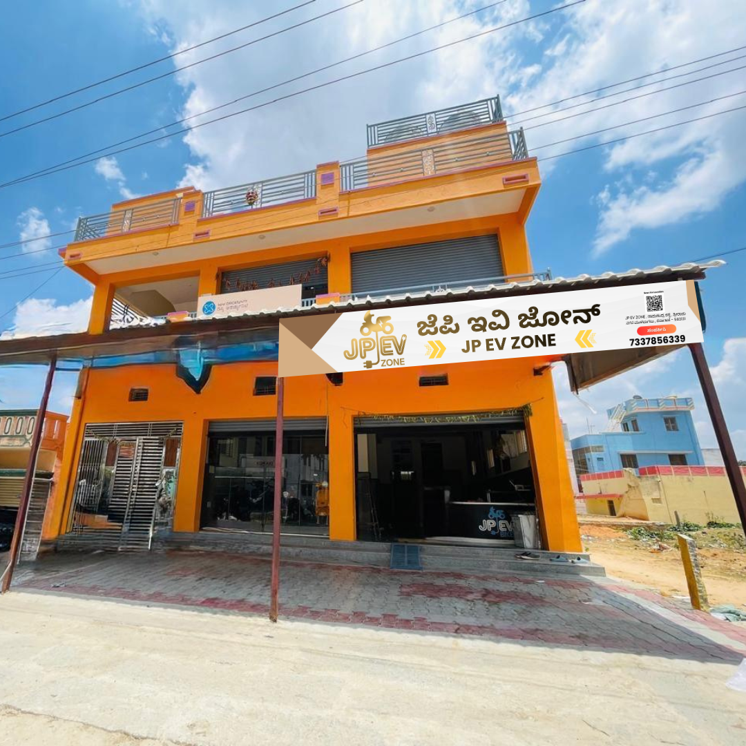 JP EV Bikes storefront in Mulbagal